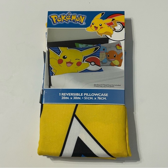 Pokemon Reversible Single Pillowcase - Picture 1 of 8